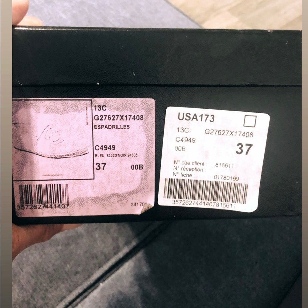 Chanel vintage denim espadrilles size 37
 Authentic CHANEL  jeans shoes Size 37 - Picture 2 of 2